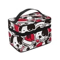 thumbnail image 4 of Yiaed Cute Dog Print Makeup Bag Travel Cosmetic Bags for Women Girls Zipper Pouch Makeup Organizer, 4 of 4