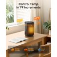thumbnail image 2 of Calentador Space Heater Electactic PTC de cerámica de calentamiento rápido de 1500 W, 2 of 7