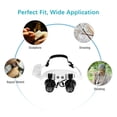 thumbnail image 4 of Clearance Under 8$, Kaireo Led Helmet Magnifier, Office&Craft&Stationery, Office Cabinet, Magnifying Glasses for Close Work Led Head Magnifier Hands Headband with Light Interchangeable, 4 of 5