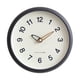 thumbnail image 1 of Reloj de pared de 25 cm, silencioso, estético, con números grandes, decorativo, para oficina, Gris, 1 of 9