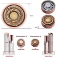 thumbnail image 3 of Têtes de Rechange pour Finishing Touch Rasoir Épilateur Visage Impeccable pour Femmes, 2e Gén., Or Rose - Lot de 2, 3 of 8
