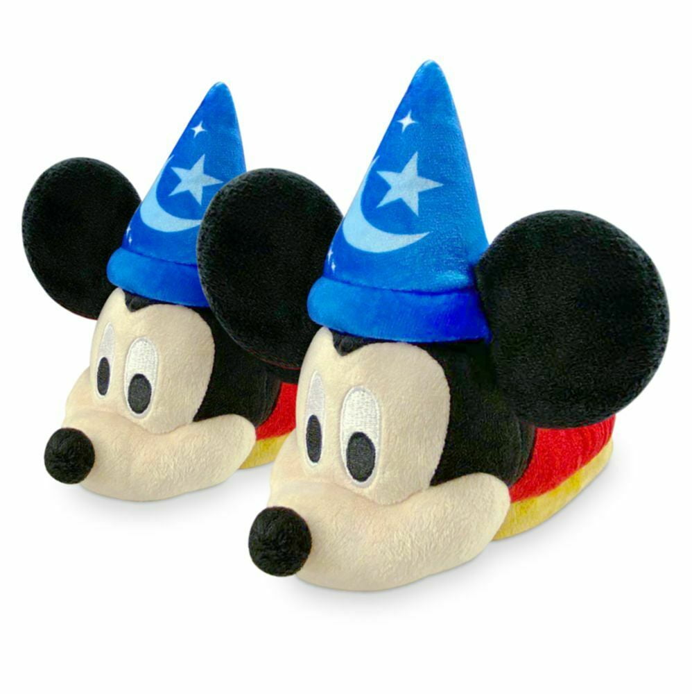 Disney Store Sorcerer Mickey Soft Slippers Shoes Kids Size 5/6