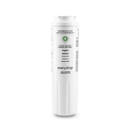 everydrop by Whirlpool Ice and Water Refrigerator Filter 4, EDR4RXD1, Single-Pack, Green