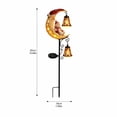 thumbnail image 6 of Christmas Solar Garden Stake Light, Glowing Santa Crescent Moon Design, Warm LED Holiday Decor for Front Yard Patio Walkway （SnowmanA）, 6 of 6