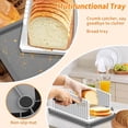 thumbnail image 4 of Bread Slicer for Homemade Bread, Plastic Width Bread Slicer Guide, Kitchen Bread Slicer for Homemade Bread for Kitchen Homemade Bread, Sourdough Rounds, Sandwich, Bagels, 4 of 7