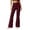 W10-Red, variant on Rhuody Women'S Pants Low Waist Wide Leg Solid Color Trousers Versatile Clothing L Coffee