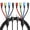 Black, variant on Multi Charging Cable 3.5A Multiple Charger Cable Braided 4 in 1 Multi USB Cable Fast Charging Cord with IP/Type C/Micro Ports for Cell Phones/iPhone Series/Tablets/Samsung Galaxy & More (2Pack 4Ft)