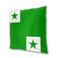 thumbnail image 2 of Flag Of Esperanto Couch Square Decorative Throw Pillow Covers Set of 2 for Sofa Bed Cushion Covers Home Decor 16"x16", 2 of 7