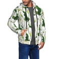thumbnail image 3 of Zip Up Hoodies for Men - Calla Lily Flowers Bloom Long Sleeve Comfrt Men'S Fashion Hoodies & Sweatshirts, Jackets for Men Hoodies Pullover Clothing Clothes with Pouch, 3 of 5