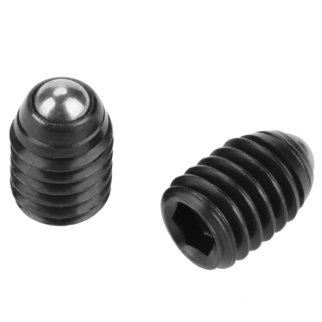 Ball Plunger,10pcs M6 Screw Thread Steel Ball Plunger Spring Plunger Built for Precision