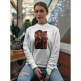 thumbnail image 2 of Beautiful Jazz Singer Design. Sweatshirt Women -Image by Shutterstock, Female Medium, 2 of 4