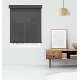 thumbnail image 2 of Linen Avenue Custom Cordless Cassette 5% Solar Roller Shade, 67 W x 66 H Charcoal, 2 of 6