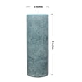 thumbnail image 2 of Mainstays Scented Mottled Pillar Candle, 3 x 8 inches, Blue, Garden Rain, 2 of 5