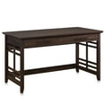 thumbnail image 3 of BELLEZE Modern Simple Home Office Computer Laptop Writing Desk Wood Study Table Workstation with Drawers - Norrell (Espresso), 3 of 6