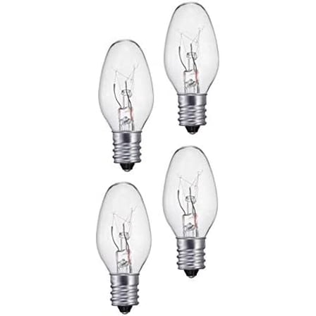 Night Light Clear Light Bulb (10 Lumens, 5 watts, 120 Volts) - Pack of 4$$Tools