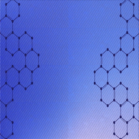 Ahgly Company Machine Washable Indoor Square Transitional Sky Blue Area Rugs, 7' Square