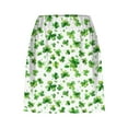 thumbnail image 4 of Tennis Skirts For Women St. Patrick'S Tennis High Waist Elegant Sports Running Shorts Short Skirt D-Multicolor, 4 of 5