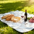 thumbnail image 2 of Yhmxh Ground Mat Camping Aluminum Sleeping Foam Mat Waterproof Picnic Mat 200 X 100 cm Insulating Thermal Waterproof Mat Foldable Double-sided Tents Pad Ultralight Floor Mat of Aluminum Foil, 2 of 6