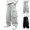 White, variant on PADFRYBK Cargo Sweatpants For Boys Sports Sweatpants Work Pants Elastic Waist Joggers With Large Pockets 5-15 Years