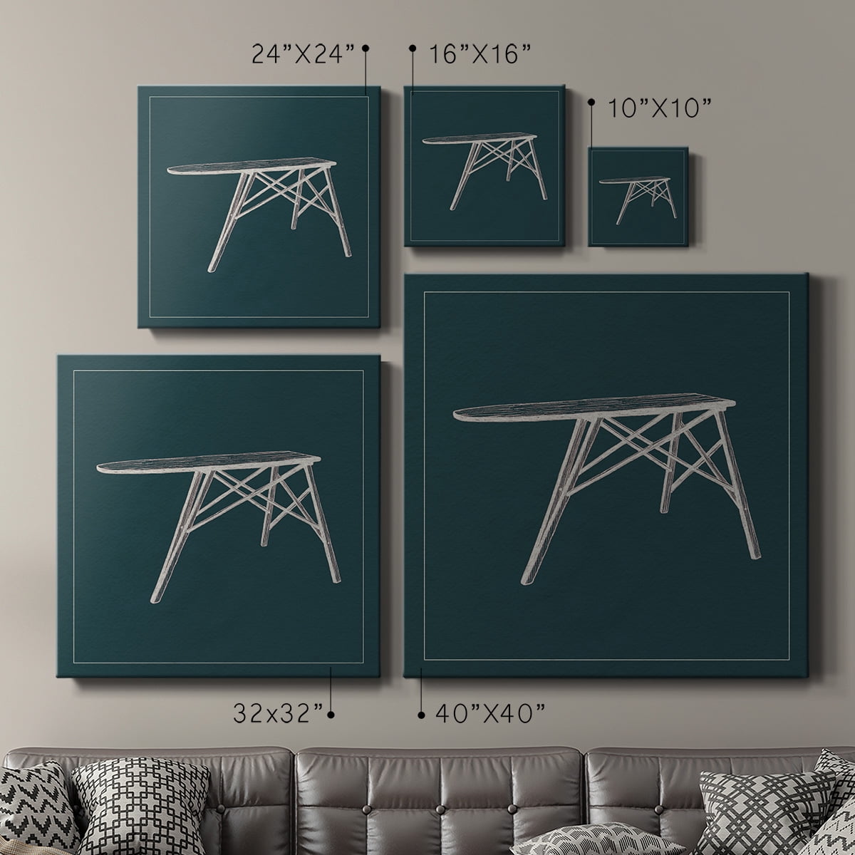 Wexford Home Laundry Tips III-Premium Gallery Wrapped Canvas, 10" x 10" - Ready to Hang