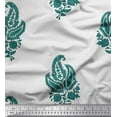 thumbnail image 1 of Soimoi Satin Silk Fabric Floral & Paisley Block Fabric Prints by Yard 42 Inch Wide, 1 of 3
