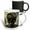 Multicolor, variant on 3drose, Cool Machine Skull with Mechanical Gear, Urban Background Art Gift, 11oz Two-tone Green Mug