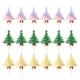 thumbnail image 3 of Adornos para cupcakes,Adornos para cupcakes navideños Decoraciones para fiestas,palillos para cupcakes de árbol de Navidad Decoración de pasteles,brillo Suministros para fiestas navideñas, 3 of 8