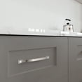 thumbnail image 5 of Design House Devan 5" Center-to-Center Satin Nickel Kitchen Cabinet or Furniture Pulls, 10-pack, 5 of 14
