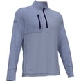 thumbnail image 3 of Callaway Aquapel Lightweight Mixed Media 1/4 Zip Chambray Heather Outerwear Men, 3 of 4