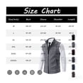 thumbnail image 3 of GrmtClth Cardigan Vest for Men Fake Two Piece Full Zip Stand Collar Sleeveless Knit Waistcoat Side Pockets Fall Winter Daily Leisure Top Coffee M, 3 of 4