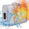 thumbnail image 1 of TFixolFireproof Document Bag with Lock Zipper Closure Fire & Water Resistant Money Bag Storage Pouch Organizer Case Home Office Travel Safe Bag for Documents Files Money Cards Passport Valuables, 1 of 7