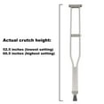 thumbnail image 2 of PCP Push-Button Crutches, Chrome, Adult Tall Size, 2 of 2