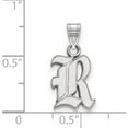 thumbnail image 2 of 10K White Gold 10Kw Logoart Rice University Small Pendant (18 X 10) Made In United States 1w001wmr, 2 of 5