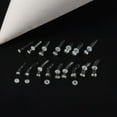 thumbnail image 2 of 1PC Glass Nose Helix Studs Transparent Straight Curved with O-Ring Prevent Allergy Nariz Tragus Navel Piercing Body Jewelry ZR, 2 of 7
