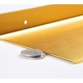 thumbnail image 2 of CHAO Estante para cosméticos y espacio, tocador con cepillo dorado de aluminio, estante de almacenamiento gratuito para baño (35cm), 2 of 5