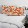 thumbnail image 4 of Orange Starfish Coastal Throw Pillow Cover 20 x 30 Inch Decorative Pillow Cover Shell Coral Summer Beach Nautical Ocean Lumbar Pillowcase Seasonal Rectangle Cushion Case for Couch Sofa Bedroom, 4 of 9
