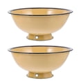 thumbnail image 1 of 2Pcs Vintage Enamel Rice Bowls Practical Ramen Storage Bowls Enamel Tableware, 1 of 3