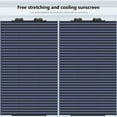 thumbnail image 4 of EGNMCR Room Decor,, Pleated Blind With Suction Cup Sunscreen No Drilling Blind Retractable Window Blind Heat Protection Window Blinds For Kitchen Bathroom Office Car Retractable shade curtain, 4 of 5