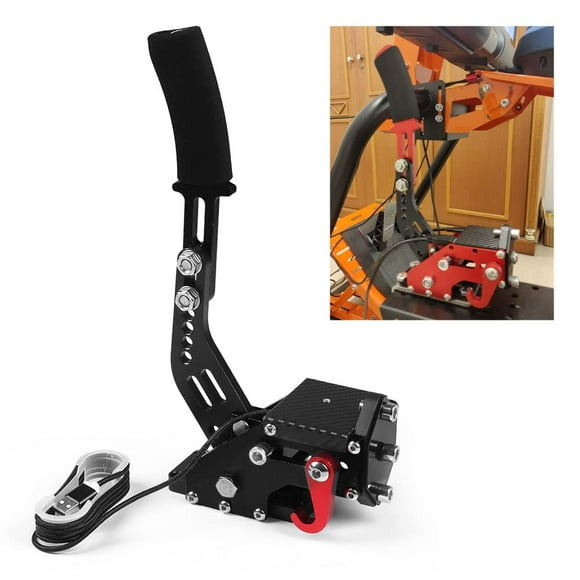 14Bit PC USB Handbrake SIM for Racing Games G27/G29 T500 FANATECOSW DIRT RALLY (Black)