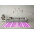 thumbnail image 3 of Ahgly Company Indoor Square Oriental Pink Industrial Area Rugs, 6' Square, 3 of 4