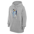 thumbnail image 2 of Women's G-III 4Her by Carl Banks  Heather Gray Tampa Bay Rays Baseball Girls Fleece Pullover Hoodie, 2 of 5