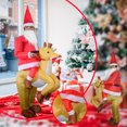 thumbnail image 4 of Teissuly Christmas Santa Claus Inflatable Costume Role Play Costume Stage Performance Props Teissuly WER202310060736, 4 of 8