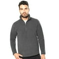 thumbnail image 2 of Kariban Mens Enzo 1/4 Zip Fleece Top, 2 of 3