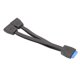 thumbnail image 1 of Usb 3.0 Header Extension Cable 19/20 Pin 1 To 2 Y Splitter, 1 of 5