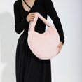 thumbnail image 3 of Bolso de hombro mullido de invierno para mujer, bolso de mano de felpa, bolso de mano con forma de corazón (rosa), 3 of 8