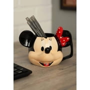 Disney Minnie Mouse Sculpted Figural Head Ceramic Mug 6oz