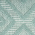 thumbnail image 6 of Nourison Versatile Indoor/Outdoor Aqua/Teal 4' x 6' Area Rug, (4x6), 6 of 10