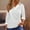 White, variant on Christmas Fuzzy Fleece Pullover Tops, V Neck Long Sleeve Sweater Tops, Fall Trendy Blouses