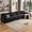 Black, variant on Howcool Cloud Couch Modular Sectional Sofa 3 Seat 113" L Shaped Convertible Couch Chenille Thick Cushion with Ottoman, Removable & Washable Cover for Living Room, Beige