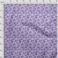thumbnail image 3 of oneOone Cotton Flex Light Purple Fabric Flower Artistic Dress Material Fabric Print Fabric By The Yard 40 Inch Wide, 3 of 4